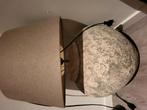 Grote kruiklamp met beige kap, Huis en Inrichting, Ophalen, Overige materialen, Minder dan 100 cm, Landelijk