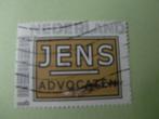 Persoonlijke zegel - Jens Advocaten - gest., Verzenden, Na 1940, Gestempeld