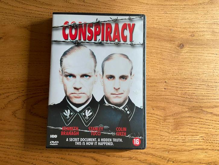 15). Conspiracy, Kenneth Branagh, Stanley Tucci., Cd's en Dvd's, Dvd's | Actie, Zo goed als nieuw, Actiethriller, Vanaf 16 jaar