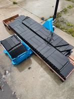 Kunststof vloer tegels - Bootvloer Zwart, Watersport en Boten, Ophalen of Verzenden, Gebruikt, Interieur en Kussens