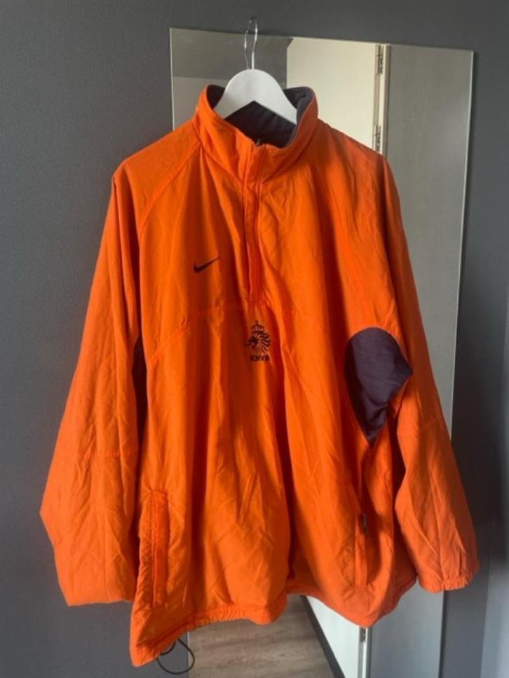 Vintage Omkeerbare KNVB Nederlands Elftal Jack, Jaren '90, Kleding | Heren, Sportkleding, Gedragen, Voetbal, Maat 56/58 (XL), Oranje