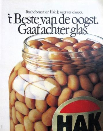 3 vintage advertenties reclames Hak 1980 groenten eten beschikbaar voor biedingen