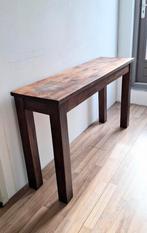 Teakhouten sidetable - 140x39,5x80 cm, Huis en Inrichting, Tafels | Sidetables, Ophalen, 100 tot 150 cm, Teakhout, 25 tot 50 cm