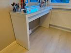 IKEA MALM kaptafel met glasplaat zgan!, Huis en Inrichting, Ophalen, Zo goed als nieuw