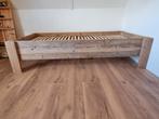 Steigerhouten 1 persoons bed, Ophalen, Gebruikt, 90 cm, Eenpersoons