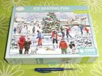 Ice Skating fun - Otter House - 1000 stukjes, Hobby en Vrije tijd, Ophalen of Verzenden, 500 t/m 1500 stukjes, Gebruikt, Legpuzzel