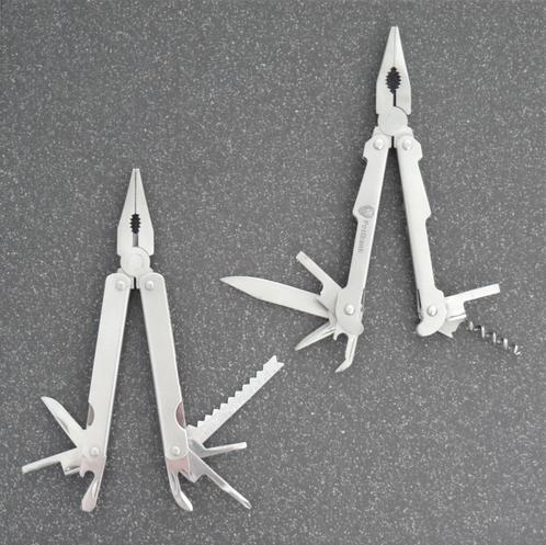 2x rvs multitool tang / multifunctioneel gereedschap, nieuw, Caravans en Kamperen, Kampeergereedschap, Nieuw, Ophalen of Verzenden