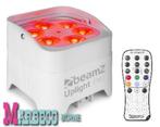 Uplight, LED Uplight par, Accu, 6X12W WDMX, BBP96SW, Kleur, Nieuw, Info@marbeco.nl, BeamZ