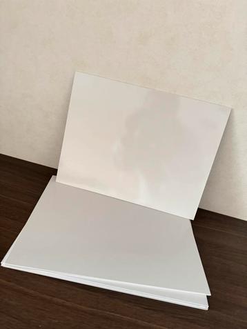 5x MDF Cakeboards 34x26cm - Wit Glans beschikbaar voor biedingen