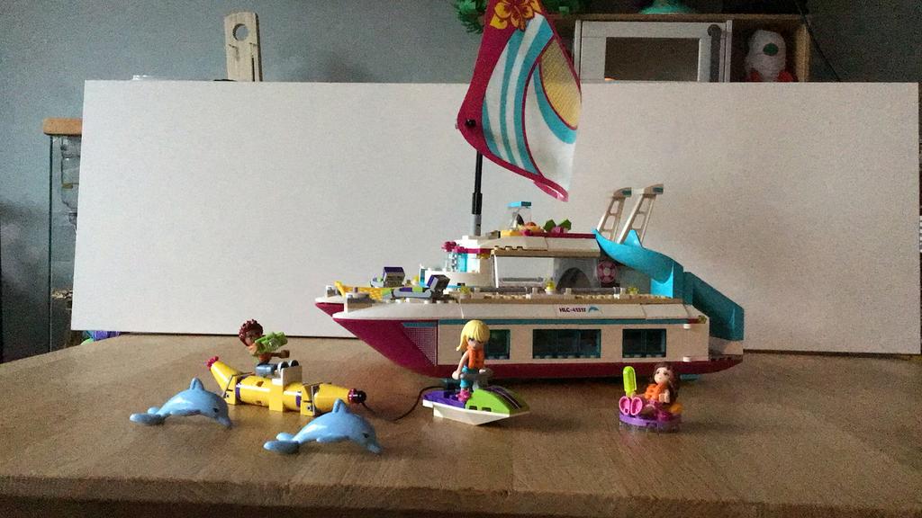 Lego friends sunshine catamaran, Ophalen of Verzenden, Gebruikt