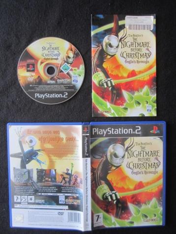 PS2 - NBX Nightmare before Christmas Xmas - Playstation 2 beschikbaar voor biedingen