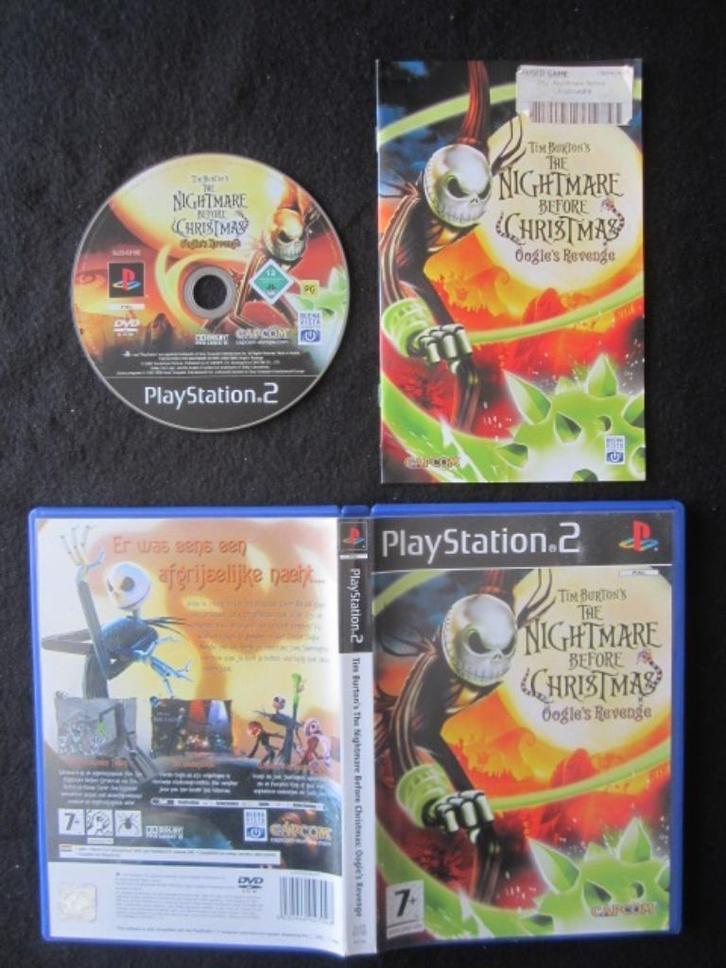 PS2 - NBX Nightmare before Christmas Xmas - Playstation 2, Spelcomputers en Games, Games | Sony PlayStation 2, Zo goed als nieuw