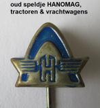 oud metalen speldje HANOMAG vrachtwagens & tractoren, Ophalen of Verzenden, Gebruikt, Transport