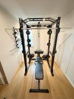Power Rack met Lat Pulley, Gewichten & Accessoires, Ophalen, Gebruikt, Krachtstation, Armen