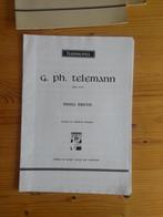 Telemann, Missa brevis, Muziek en Instrumenten, Bladmuziek, Gebruikt, Klassiek, Ophalen of Verzenden, Koor