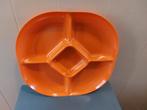 Retro Oranje Partyschaal Serveerschaal jaren 90 zgan, Ophalen of Verzenden, Huis en Inrichting
