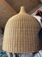 Mooie rotan lampenkap, Gebruikt, 25 tot 50 cm, Beige, Rond