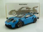 Minichamps Porsche 911 992 GT3 RS 2023 1:18 Blauw 110062002, Hobby en Vrije tijd, Modelauto's | 1:18, Ophalen of Verzenden, Nieuw