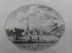58 / Korendijk Hoeksche Waard Gravure uit 1793 van Oleffen, Antiek en Kunst, Ophalen of Verzenden