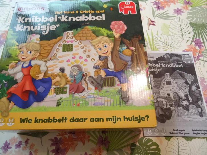 2 x knibbel knabbel knuisje efteling + 1 x gewoon, Hobby en Vrije tijd, Gezelschapsspellen | Bordspellen, Zo goed als nieuw, Ophalen of Verzenden