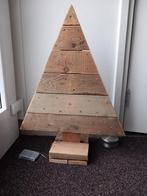 Kerstboom van steigerhout met verlichting op batterij, Nieuw, Ophalen of Verzenden