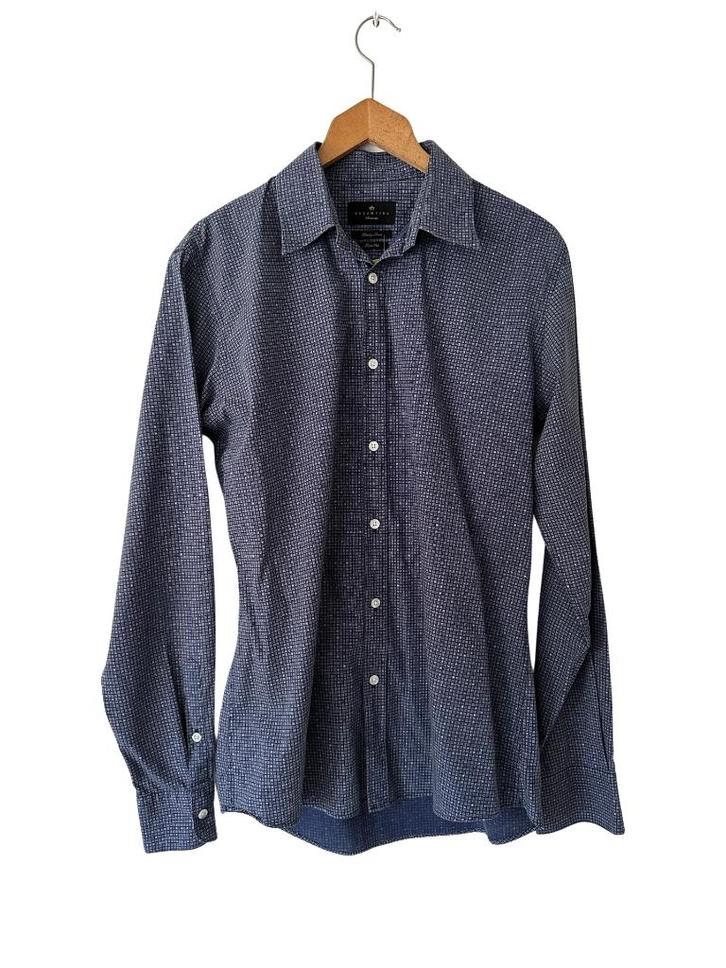 Essentiel Antwerp blouse M, Kleding | Heren, Overhemden, Zo goed als nieuw, Halswijdte 39/40 (M), Blauw, Ophalen of Verzenden