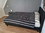 Twijfelaar 140X200, Huis en Inrichting, Slaapkamer | Bedden, Ophalen, Gebruikt, Zwart, 140 cm