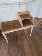 Vintage fluwelen bankje boudoir bankje slaapkamer bankje, Ophalen