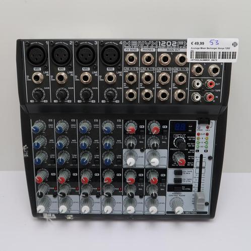 Behringer Xenyx 1202FX Analoog Mengpaneel | Redelijke Staat, Muziek en Instrumenten, Mengpanelen, Zo goed als nieuw