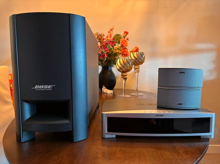 Bose 3-2-1 GS Series III Home Entertainment Systeem, Audio, Tv en Foto, Home Cinema-sets, Gebruikt, Dvd-speler, 2.1-systeem, 40 tot 70 watt