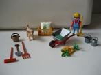 playmobil boer met hond en allerlei boerdeijspullen, Ophalen of Verzenden, Zo goed als nieuw
