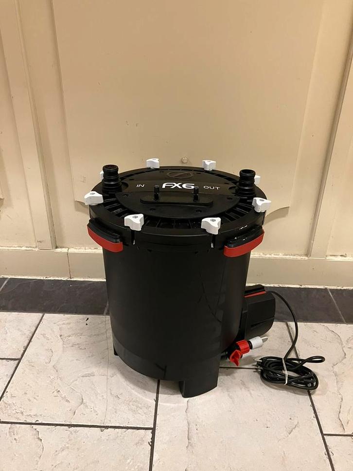 Fluval FX6 Extern Filter Compleet in Nieuwstaat met Vulling, Dieren en Toebehoren, Vissen | Aquaria en Toebehoren, Zo goed als nieuw