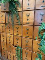 Schitterende 204 cm grote antieke ladenkast, kantoor notaris, Ophalen