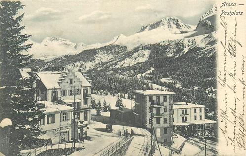 (701-261-037) Arosa Postplatz, Verzamelen, Ansichtkaarten | Buitenland, Overig Europa, Verzenden