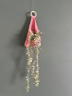 Gehaakte plantenhanger inclusief kunst plant, Ophalen of Verzenden, Nieuw, Binnen