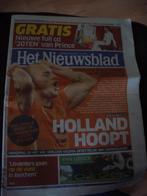 Prince op cover krant het nieuwsblad 20 juli 20ten, Ophalen of Verzenden, Boek, Tijdschrift of Artikel