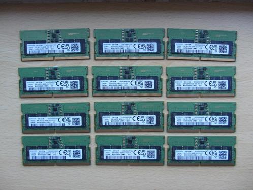 12x Samsung 8GB PC5-44800 DDR5-5600MHz Non-ECC Unbuffered CL, Computers en Software, RAM geheugen, Zo goed als nieuw, Laptop, 8 GB