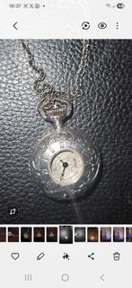 Halve hunter zakhorloge zwaar verzilverd, Ophalen of Verzenden, Zilver, Overige merken