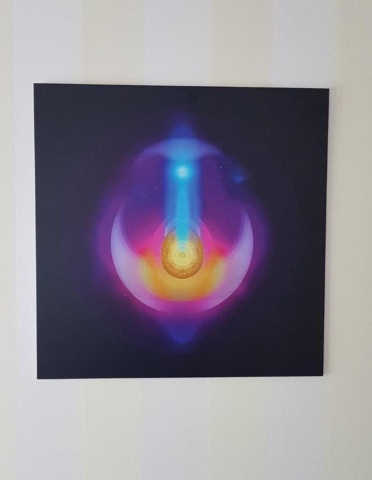 Print op Forex. Zielssymbool Zelfliefde. Hadewijch Gerlof, Huis en Inrichting, Woonaccessoires | Overige, Zo goed als nieuw, Ophalen