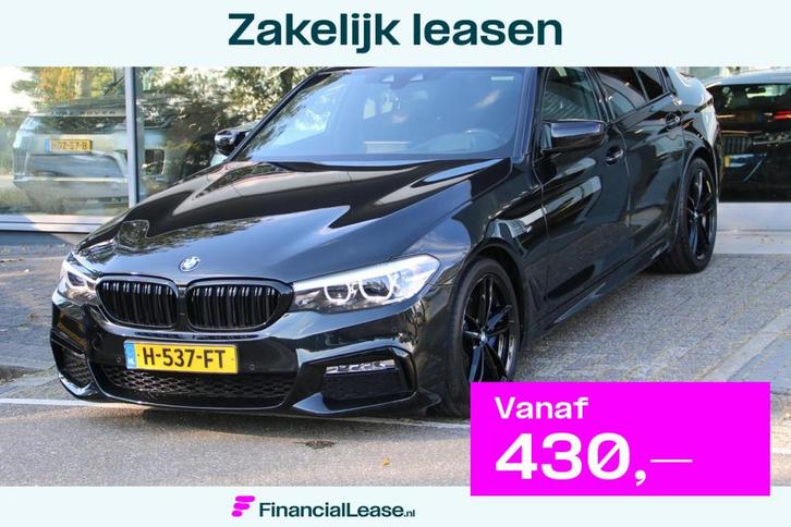 BMW 5-serie 530i High Executive M-PAKKET SCHUIFDAK, Auto's, BMW, Bedrijf, Lease, Financial lease, 5-Serie, ABS, Airbags, Airconditioning