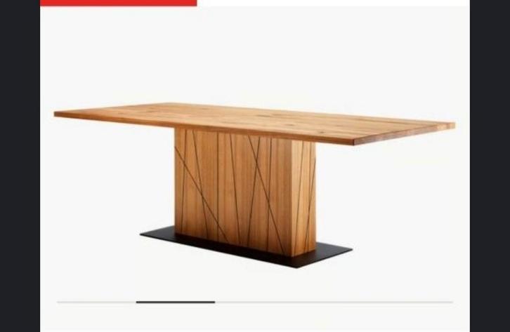 Rolf Benz houten tafel 180x90, Huis en Inrichting, Tafels | Eettafels, Zo goed als nieuw, 50 tot 100 cm, 150 tot 200 cm, Rechthoekig