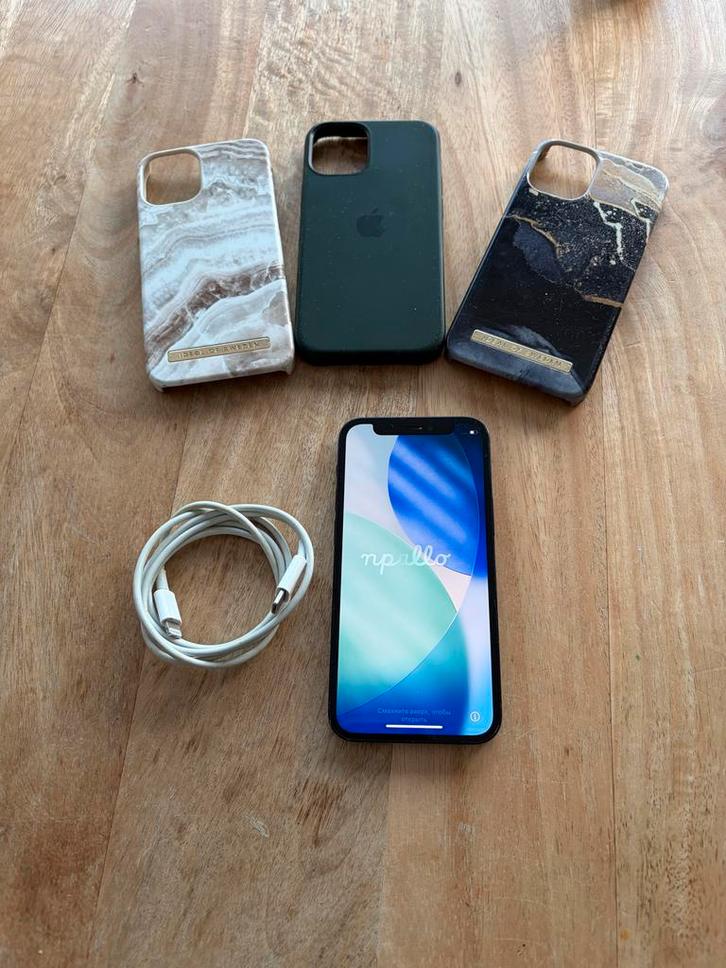 iPhone 12 mini 128GB - zwart, Telecommunicatie, Mobiele telefoons | Apple iPhone, Gebruikt, 128 GB, Zonder abonnement, iPhone 12 Mini