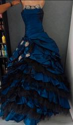 Prachtige blauwe jurk met  details, Kleding | Dames, Trouwkleding en Trouwaccessoires, Trouwjurk, Blauw, Ophalen of Verzenden