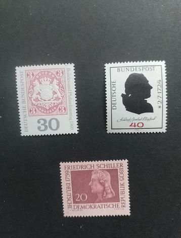 Duitse Postzegels - Set van 3 beschikbaar voor biedingen