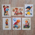 Vintage ansichtkaart postkaart retro kinderkaart '60, 1960 tot 1980, Ongelopen, Kinderen, Ophalen of Verzenden