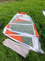 Complete surfset, windsurf, surfplanken en zeilen, Watersport en Boten, Windsurfen, Ophalen, Gebruikt, Complete set, Met draagtas