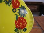 Kleurrijke vintage taartschotel , staffel stoneware Germany, Antiek en Kunst, Ophalen of Verzenden