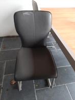 4 stoelen, gratis af te halen, Ophalen of Verzenden, Gebruikt, Grijs, Stof