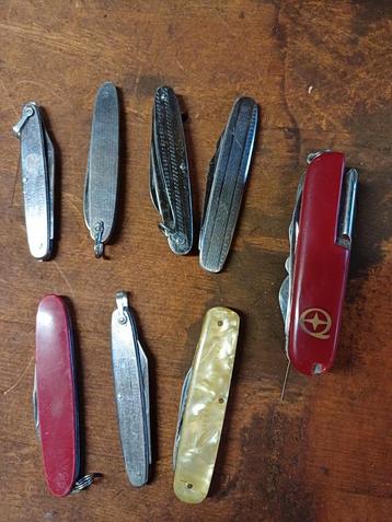 Vintage Zakmessen Collectie - 8 stuks beschikbaar voor biedingen