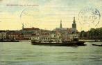Nijmegen van af Lent gezien - pontveer - 1912 gelopen, Verzamelen, Ansichtkaarten | Nederland, Ophalen of Verzenden, Voor 1920